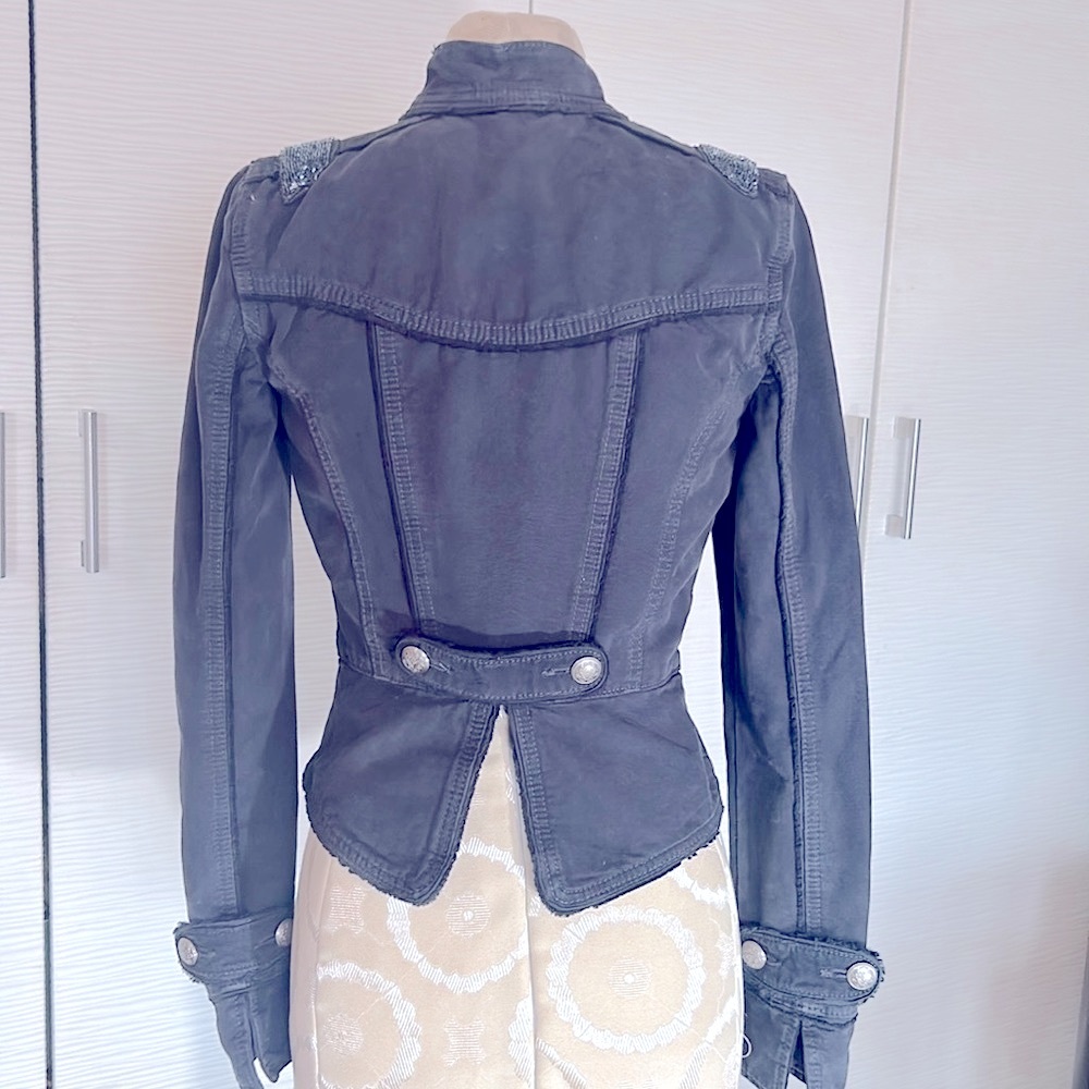 Guess cotton beaded jacket, Sz XS - Picture 2 of 7